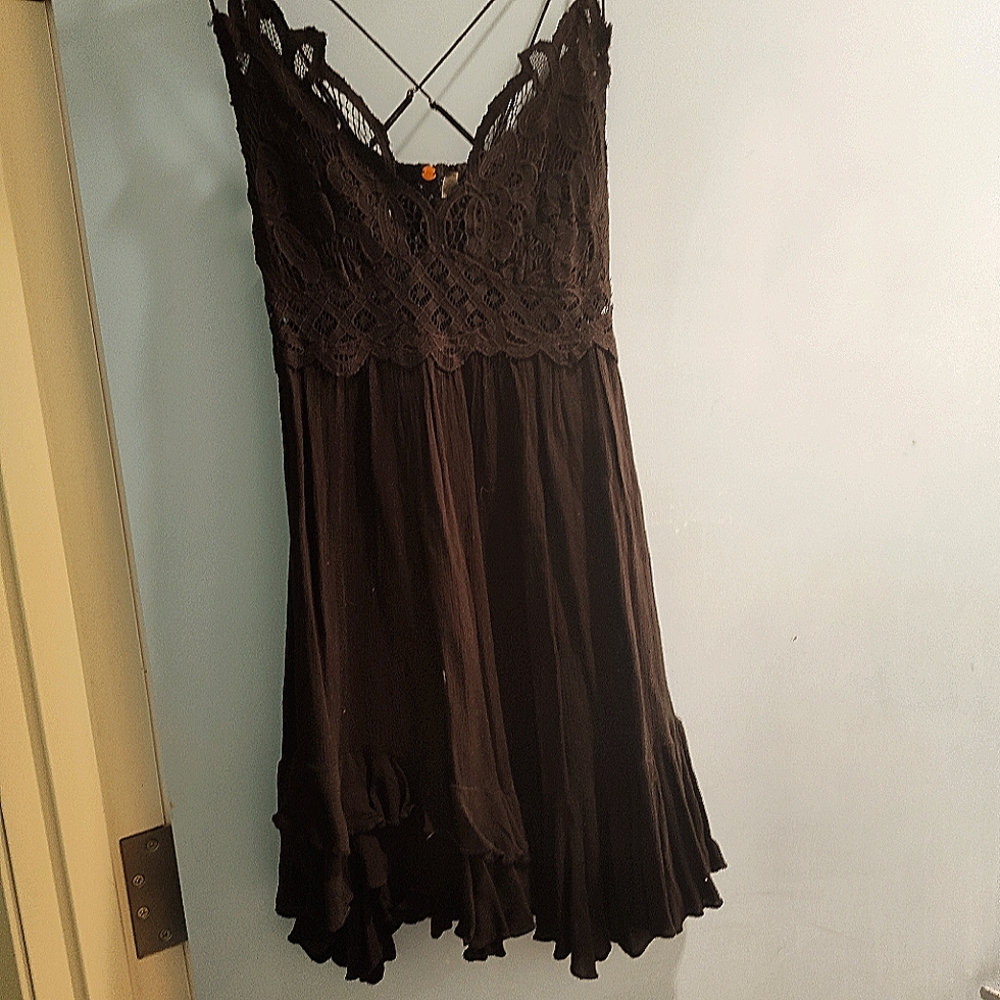 Free People Adella Slip Dress